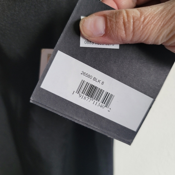 Ieena for Mac Duggal, Rhinestone  Halter Column  Gown, Black, Size 8‎ - NWT - Picture 9 of 12